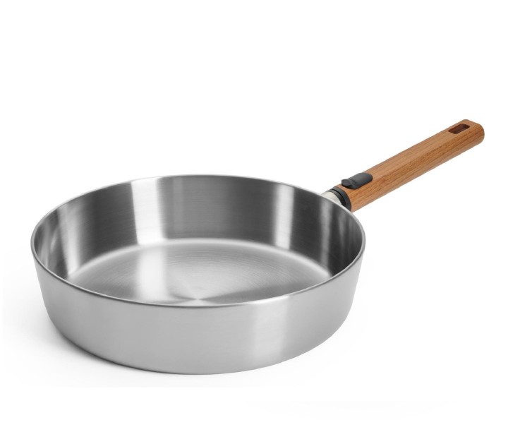 WOLL gili plieninė keptuvė "Logic steel Induction" Ø 28 cm | 1
