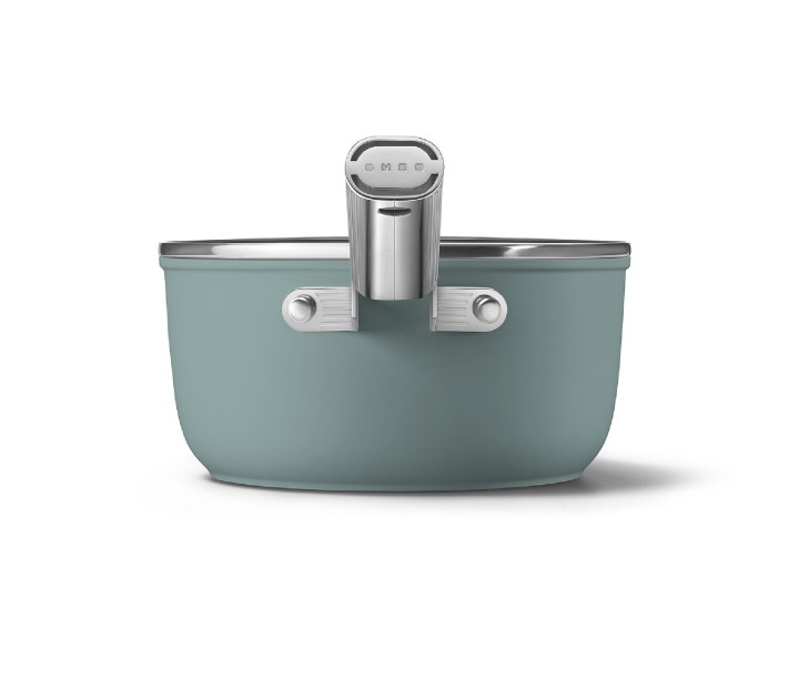 SMEG prikaistuvis su dangčiu, smaragdo spalvos Ø 20 cm, 3,1 l | 3
