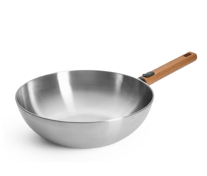 WOLL plieninė keptuvė "Logic steel Induction", WOK, Ø 30 cm Ø 30 cm | 1
