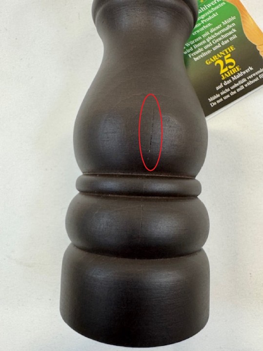 KELLER EGGER / LIDREWA pipirų malūnėlis "Toscana" 18 cm | 2