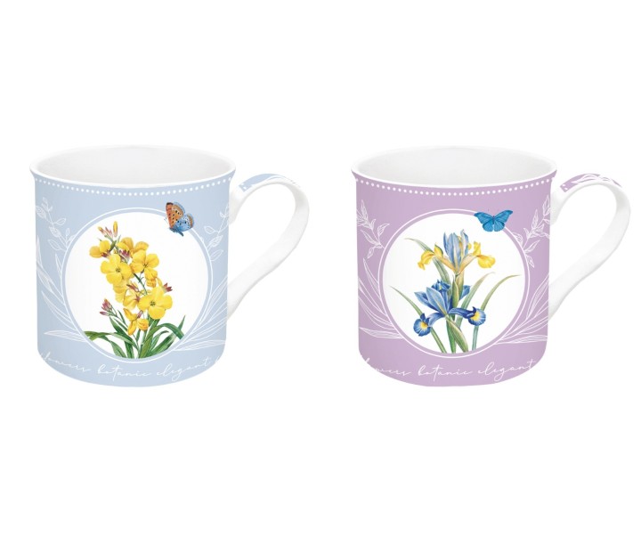 EASY LIFE porcelianinių puodelių rinkinys "Royal Blossom" 2 vnt., 300 ml | 1