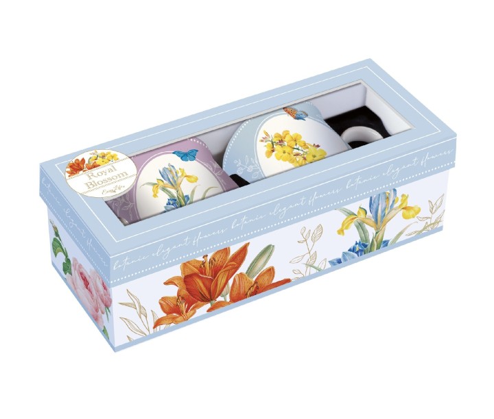 EASY LIFE porcelianinių puodelių rinkinys "Royal Blossom" 2 vnt., 300 ml | 3