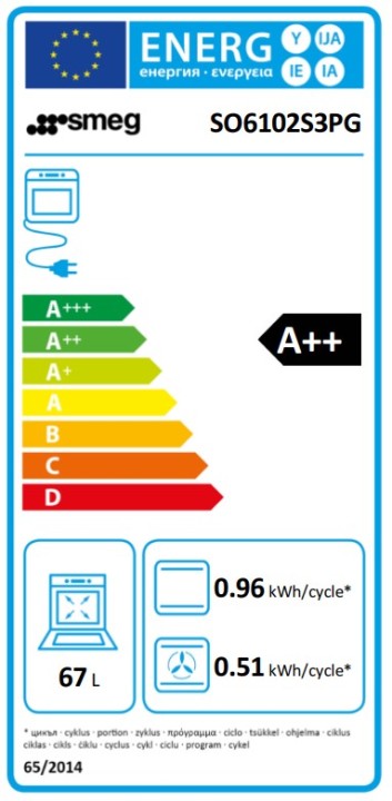 SMEG orkaitė su garų funkcija SO6102S3PG  | 3