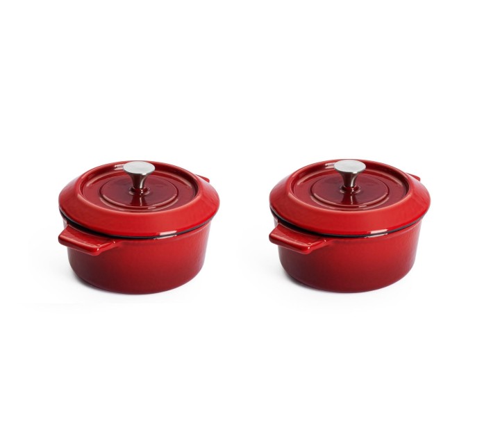 WOLL ketaus mini troškintuvas "Iron", 2 vnt. Ø 10 cm, 0,3 l | 1