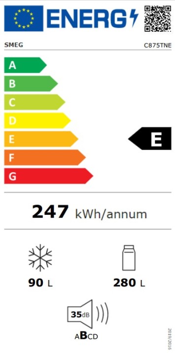 SMEG šaldytuvas C875TNE  | 8