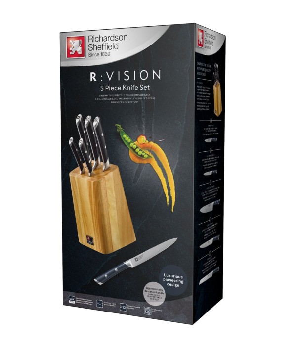 Richardson Sheffield peilių rinkinys su stovu  "Vision", 6 dalys  | 4