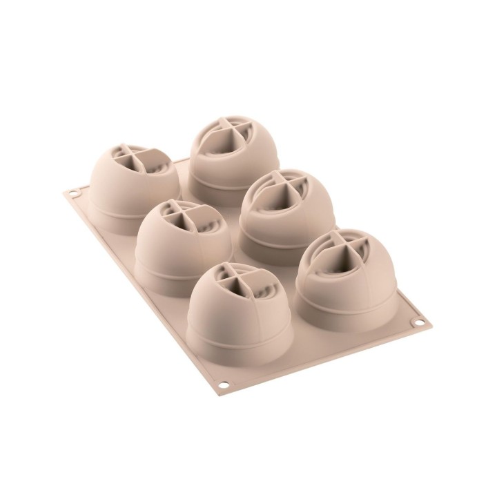 SILIKOMART silikoninė kepimo forma "Coccola" 6 x 130 ml (viso: 780 ml) | 1