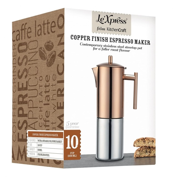 CREATIVE TOPS espresso kavinukas "Le'Xpress", 10 puodelių, 600 ml  | 4