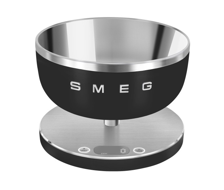 SMEG svarstyklės KSC01BLMWW, (juoda matinė)  | 1