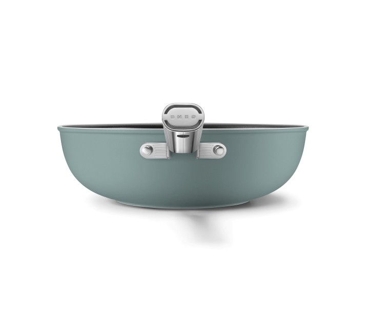 SMEG keptuvė, WOK, smaragdo spalvos Ø 30 cm | 4