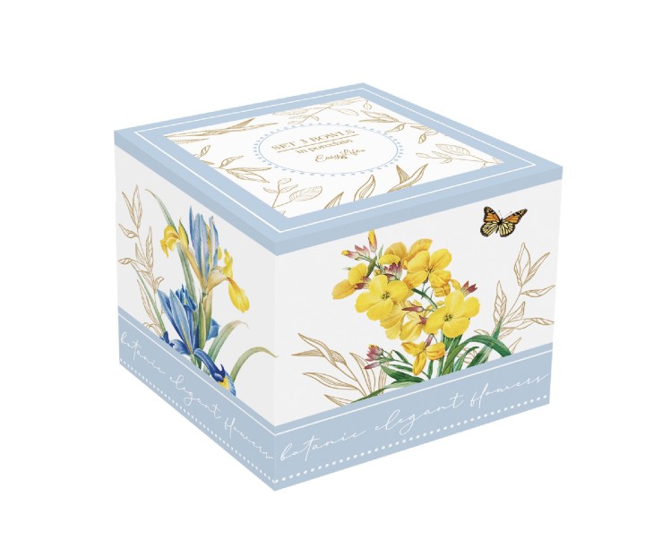 EASY LIFE porcelianinių dubenėlių rinkinys "Royal Blossom" Ø 9,5 cm, 3 vnt. | 3