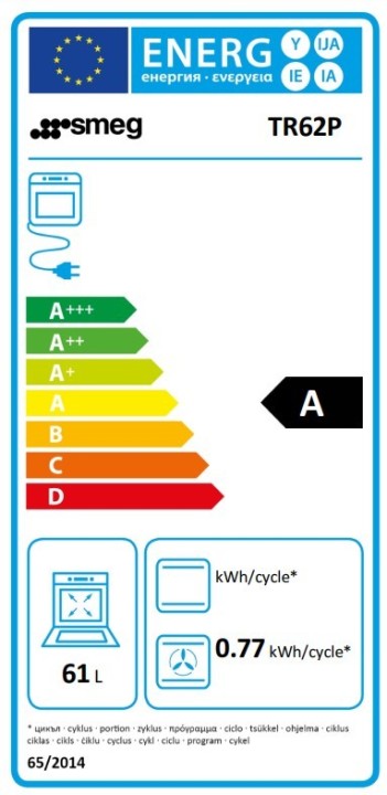 SMEG dujinė viryklė su 2 elektrinėmis orkaitėmis TR62P  | 3