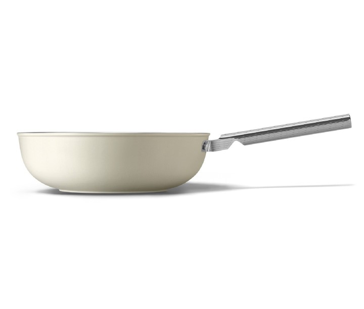 SMEG keptuvė, WOK, kreminės spalvos Ø 30 cm | 3
