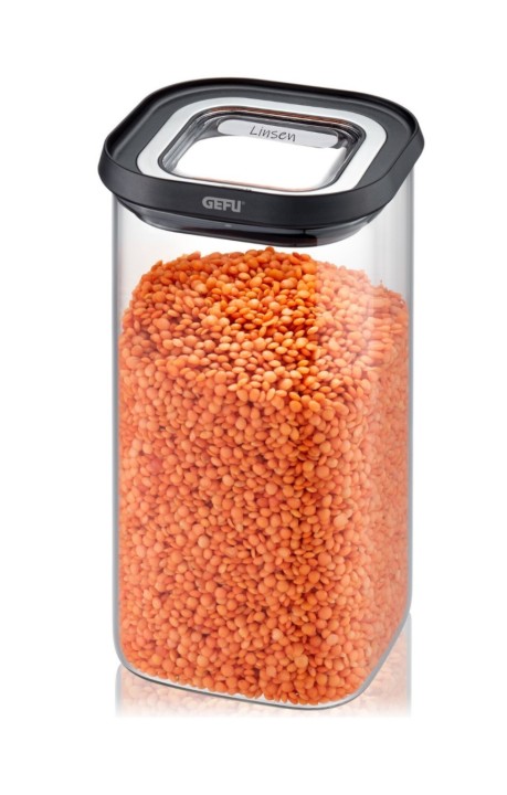 GEFU stiklinis indas biriems maisto produktams "Pantry" 11x11x20 cm | 1
