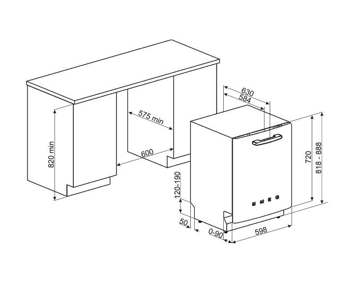 SMEG indaplovė STFABWH3  | 9