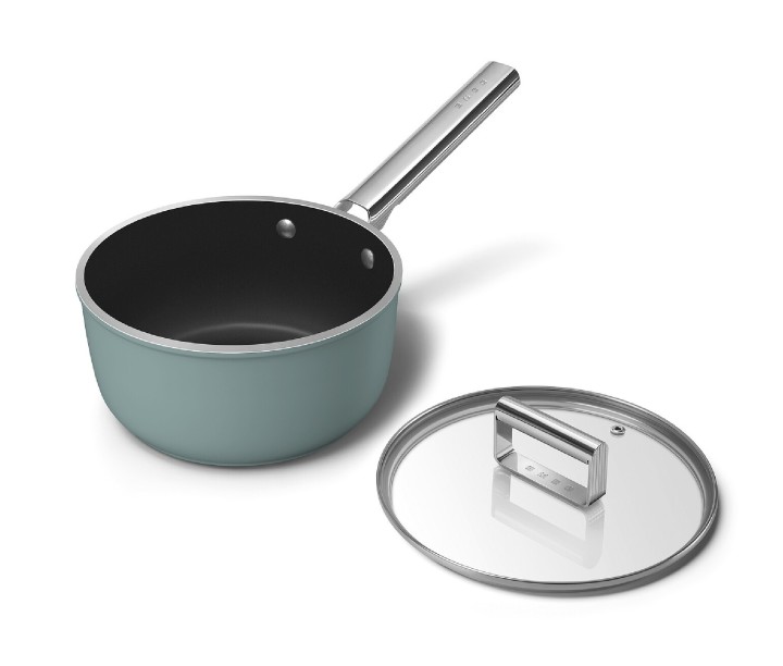 SMEG prikaistuvis su dangčiu, smaragdo spalvos Ø 20 cm, 3,1 l | 2