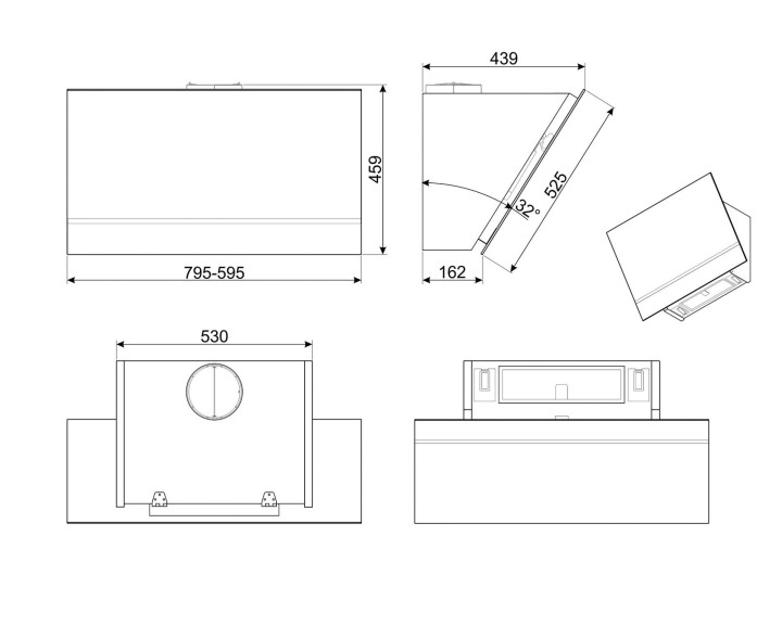 SMEG gartraukis KV28N  | 7