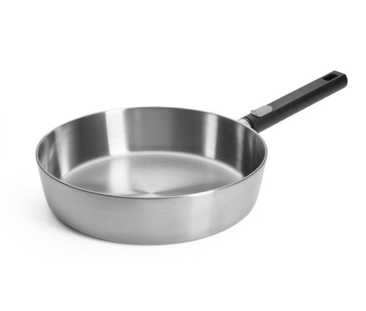 WOLL gili plieninė keptuvė "Logic steel Induction" Ø 28 cm | 1