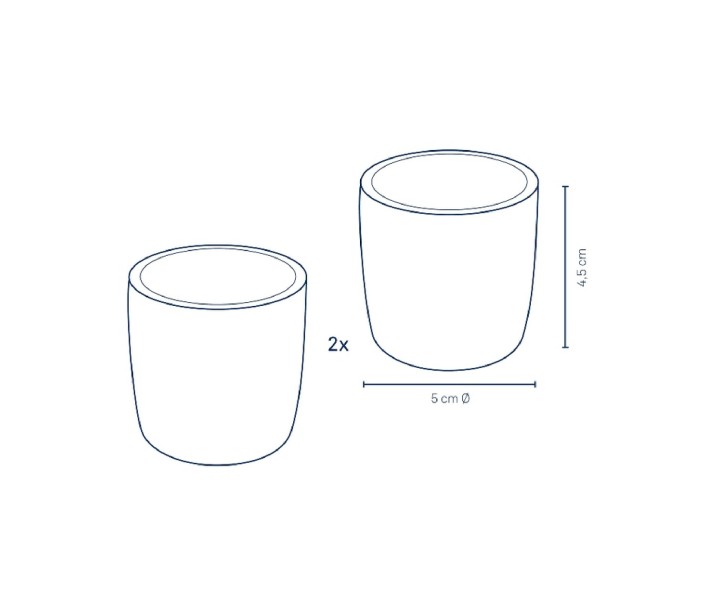 KELA porcelianinis laikiklis kiaušiniui "Bob", 2 vnt.  | 3