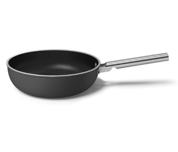 SMEG keptuvė, WOK, juodos spalvos Ø 30 cm | 2