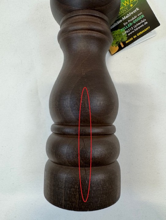 KELLER EGGER / LIDREWA pipirų malūnėlis "Toscana" 18 cm | 2