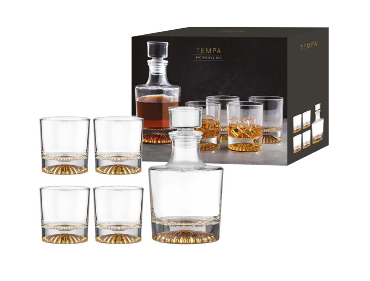 LADELLE krištolinio grafino ir taurių viskiui rinkinys "Enzo", 250 ml, 600 ml  | 3