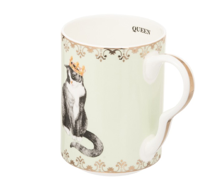 YVONNE ELLEN porcelianinis puodelis "Cat" 350 ml | 2