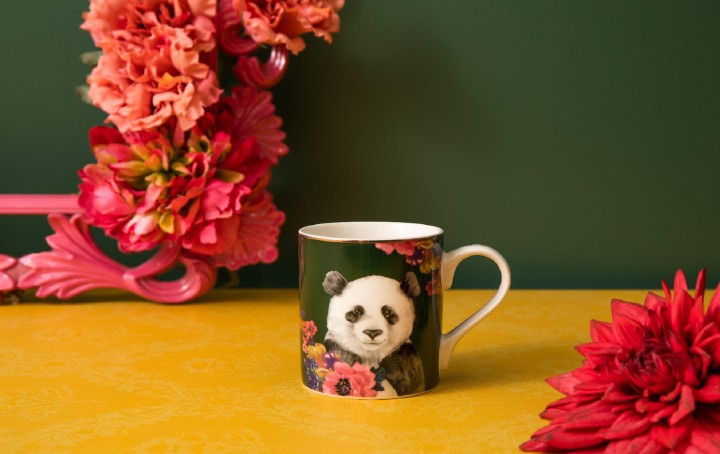 LIFETIMEBRANDS porcelianinis puodelis "Panda" 280 ml | 2