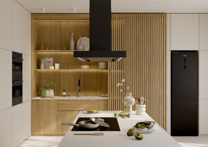 SMEG indukcinė kaitlentė SIM3844N  | 2