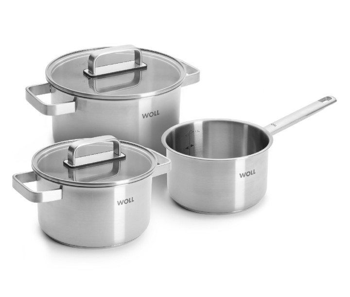 WOLL puodų rinkinys "Steel", 5-ios dalys  | 1