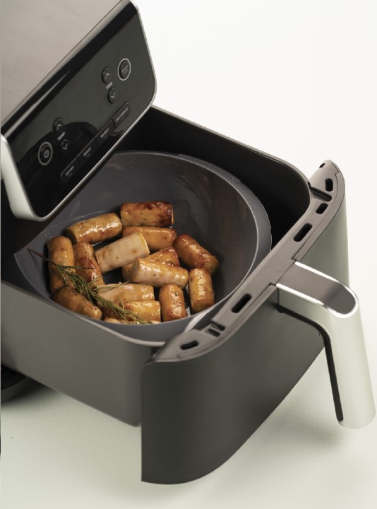 SILIKOMART silikoninė kepimo forma karšto oro gruzdintuvei "Silfry Bowl" Ø 18,5 cm (viso: 1,2 l) | 2