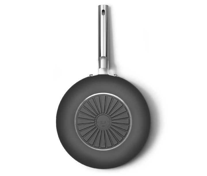 SMEG keptuvė, WOK, juodos spalvos Ø 30 cm | 5