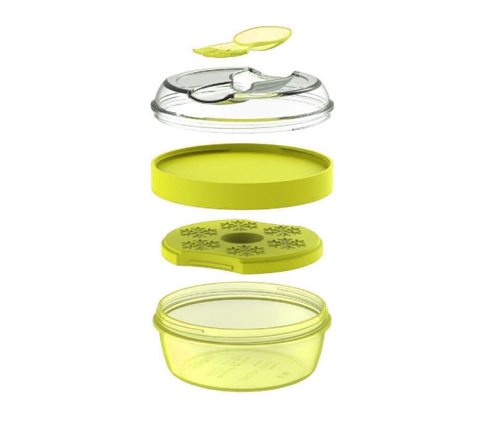 CARL OSCAR dėžutė priešpiečiams 300 ml +150 ml, "Lime" | 2