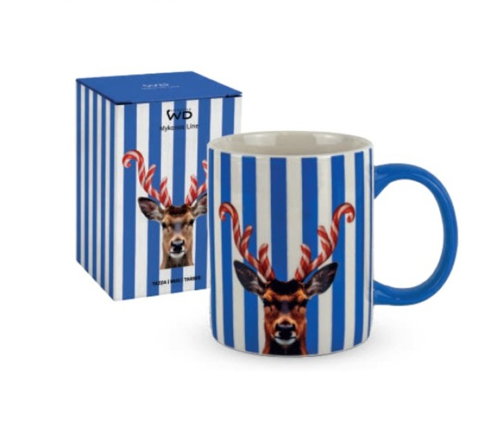 WD LIFESTYLE porcelianinis puodelis "Candy Cane Horn" 330 ml | 4