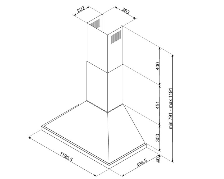 SMEG gartraukis KPF12BL  | 4