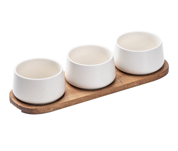 LADELLE indelių ir padėklo rinkinys 4 vnt., 10 x 30 cm | 1