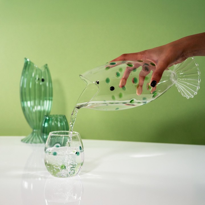 WD LIFESTYLE stiklinė "Green spot", 2 vnt., 350 ml  | 2