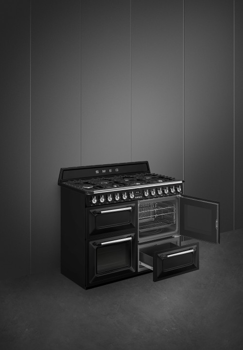 SMEG dujinė viryklė su 3 elektrinėmis orkaitėmis  | 4