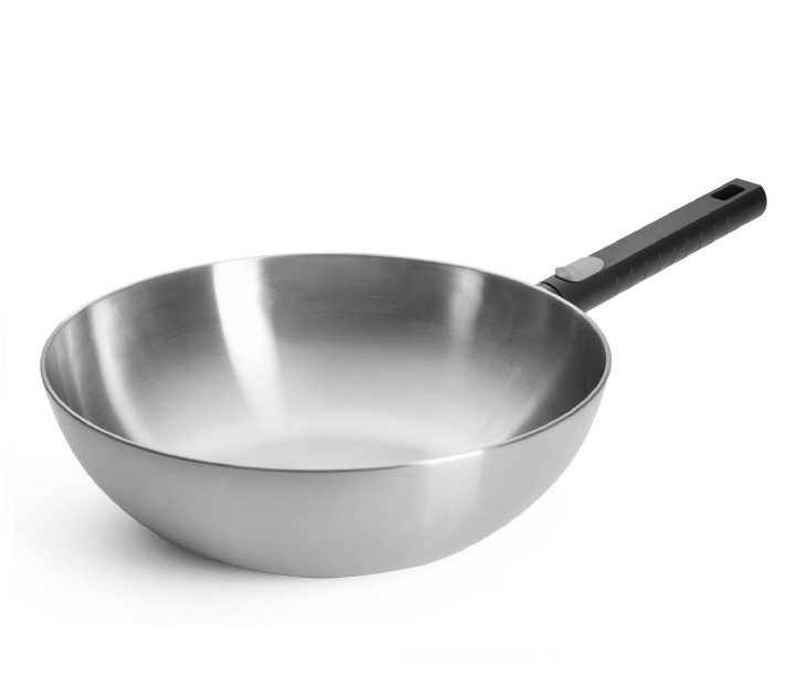 WOLL plieninė keptuvė "Logic steel Induction", WOK, Ø 30 cm Ø 30 cm | 1