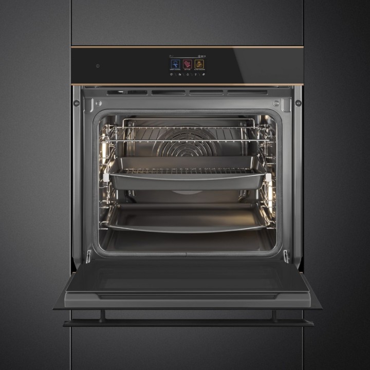 SMEG orkaitė su savaiminio išsivalymo funkcija (Pirolizė) SOP6604TPNR  | 3