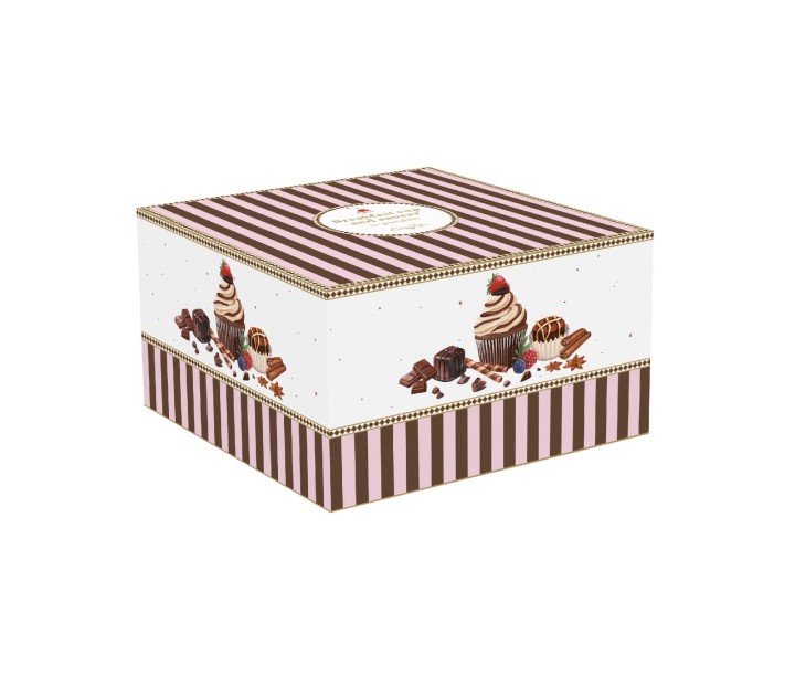 EASY LIFE porcelianinis puodelis su lėkštute "Sweet moments" 370 ml | 2