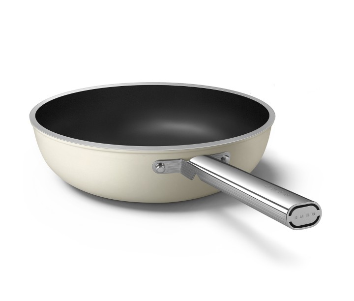 SMEG keptuvė, WOK, kreminės spalvos Ø 30 cm | 1