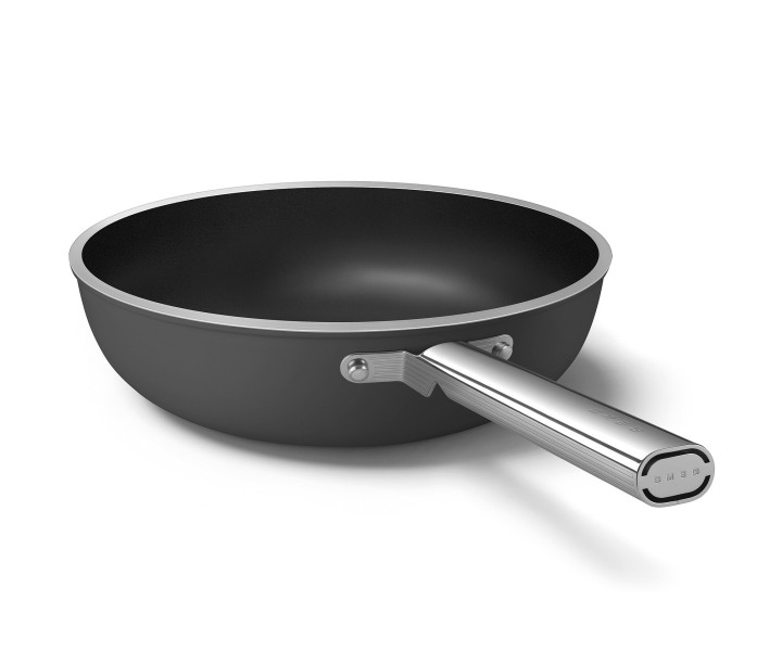 SMEG keptuvė, WOK, juodos spalvos Ø 30 cm | 1