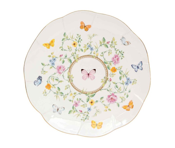 EASY LIFE porcelianinė lėkštė "Dancing butterflies" Ø 20,5 cm | 1