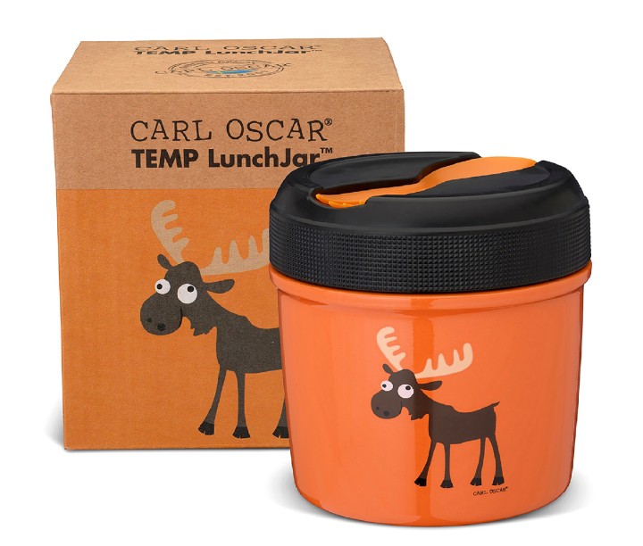 CARL OSCAR  maisto termosas "Orange Moose" 500 ml | 2
