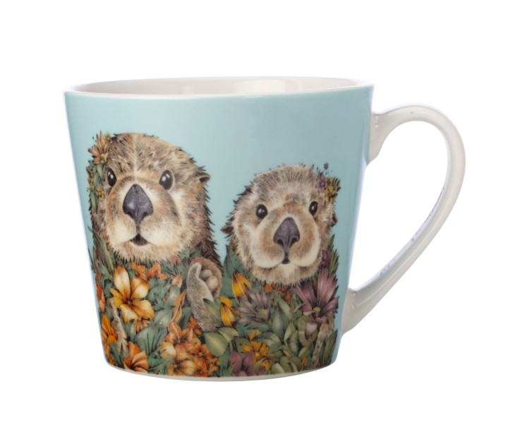 MAXWELL AND WILLIAMS porcelianinis puodelis "Sea Otters", 370 ml  | 1