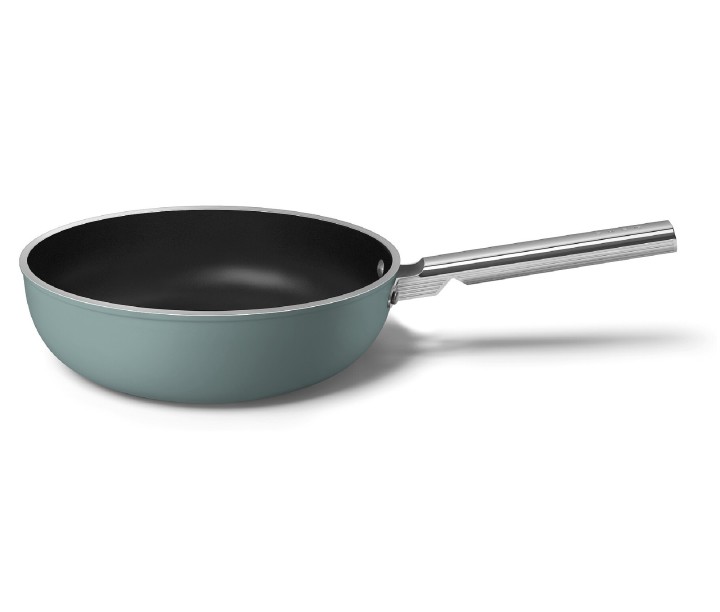 SMEG keptuvė, WOK, smaragdo spalvos Ø 30 cm | 2