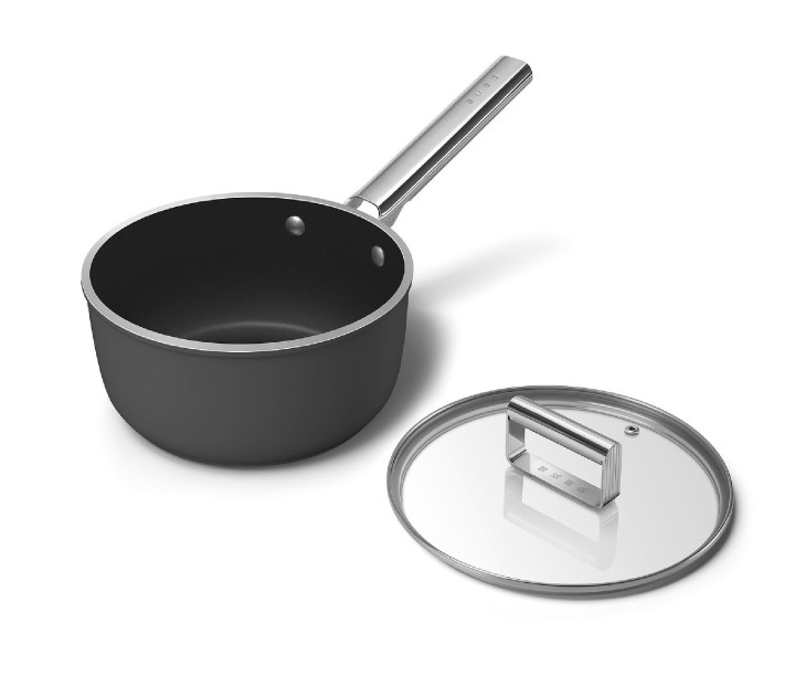 SMEG prikaistuvis su dangčiu, juodos spalvos Ø 20 cm, 3,1 l | 2