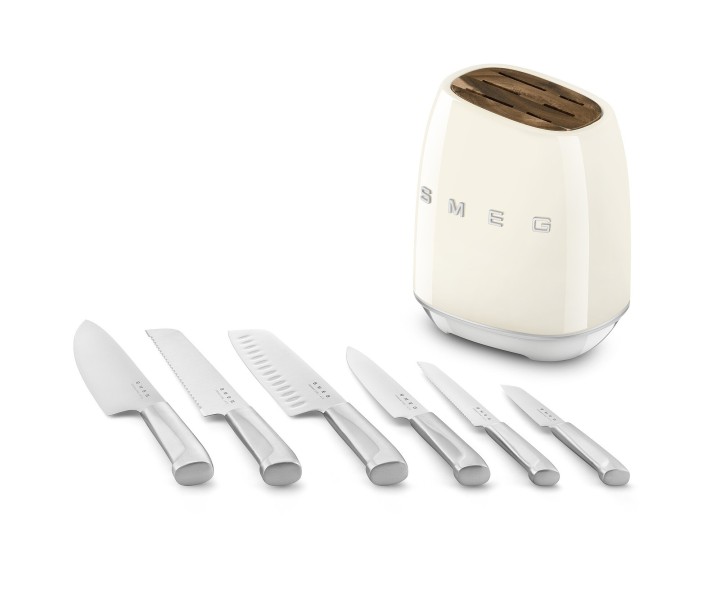 SMEG peilių rinkinys su stovu KBSF02CR, 7 dalys | 4